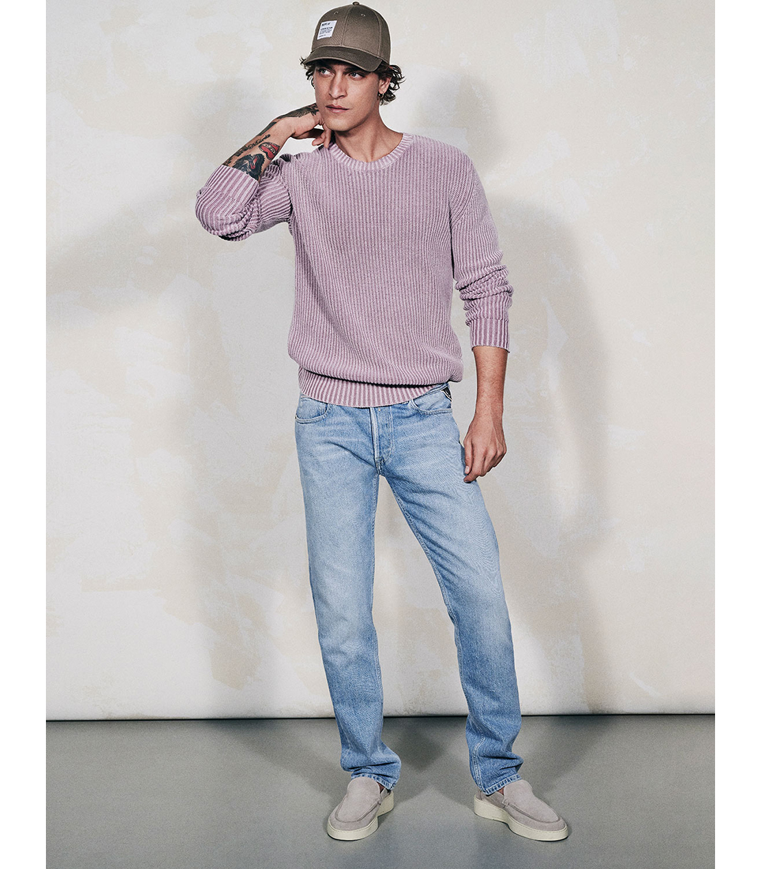 コットンウォッシュニット 詳細画像 アメジスト 5